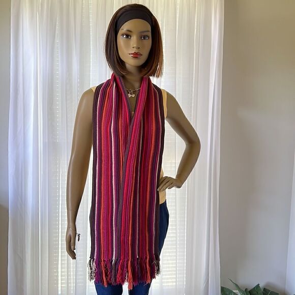 Coldwater Creek Gorgeous Fringed Scarf - Picture 3 of 5